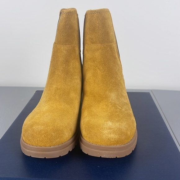 Cole Haan Camea Waterproof Suede Combat Boot. - Picture 5 of 12